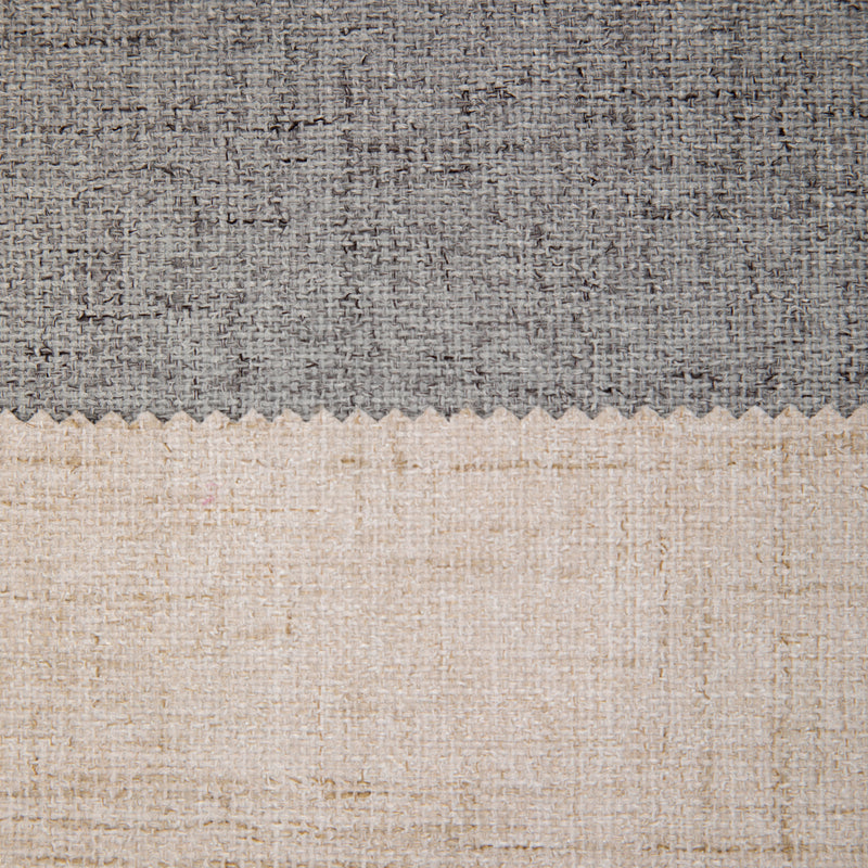 Blackout tyg gardin linneffekt - retardant till lågor | Mörk beige