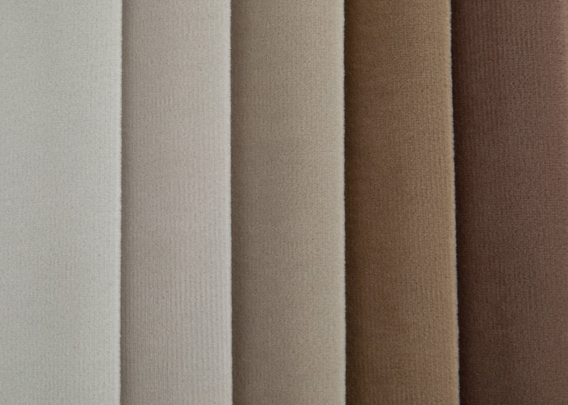 Sammet tyg till linje och förstör - minuter - lätt beige