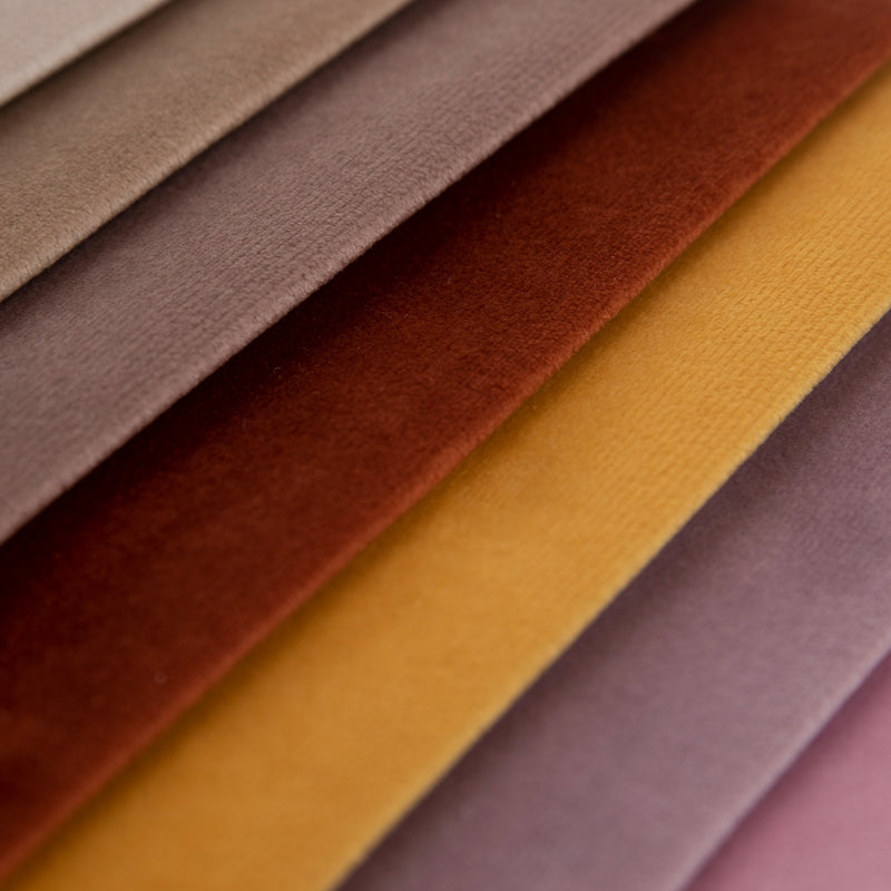 Tissu de velours à tapisser et à gâcher - Minutes - Brique