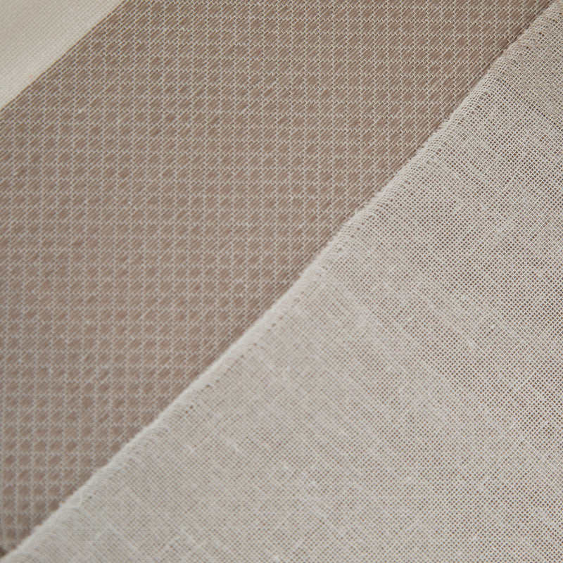 Tyg för huvudgardiner - Amadeus Stripes | Lätt beige - mörk