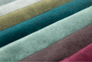 Fabric for a Couch | Ribbed Velvet | VIPE - Aqua Green