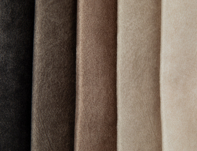 Tissu velours tissu aux canapés de ligne - VIE | Anthracite
