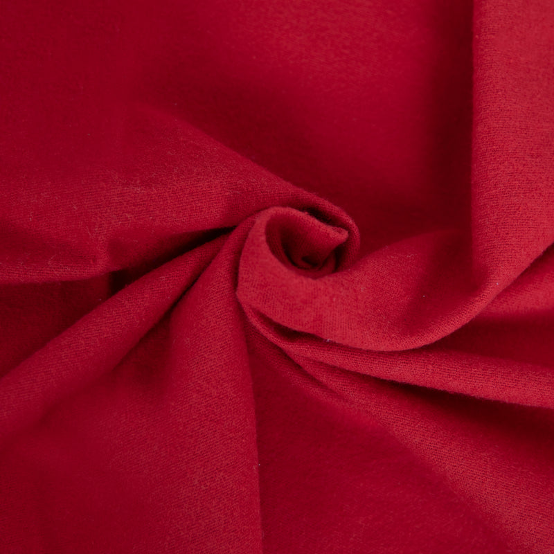 Flannel Fabric Material 1.5m | Flannel Cloth | Red